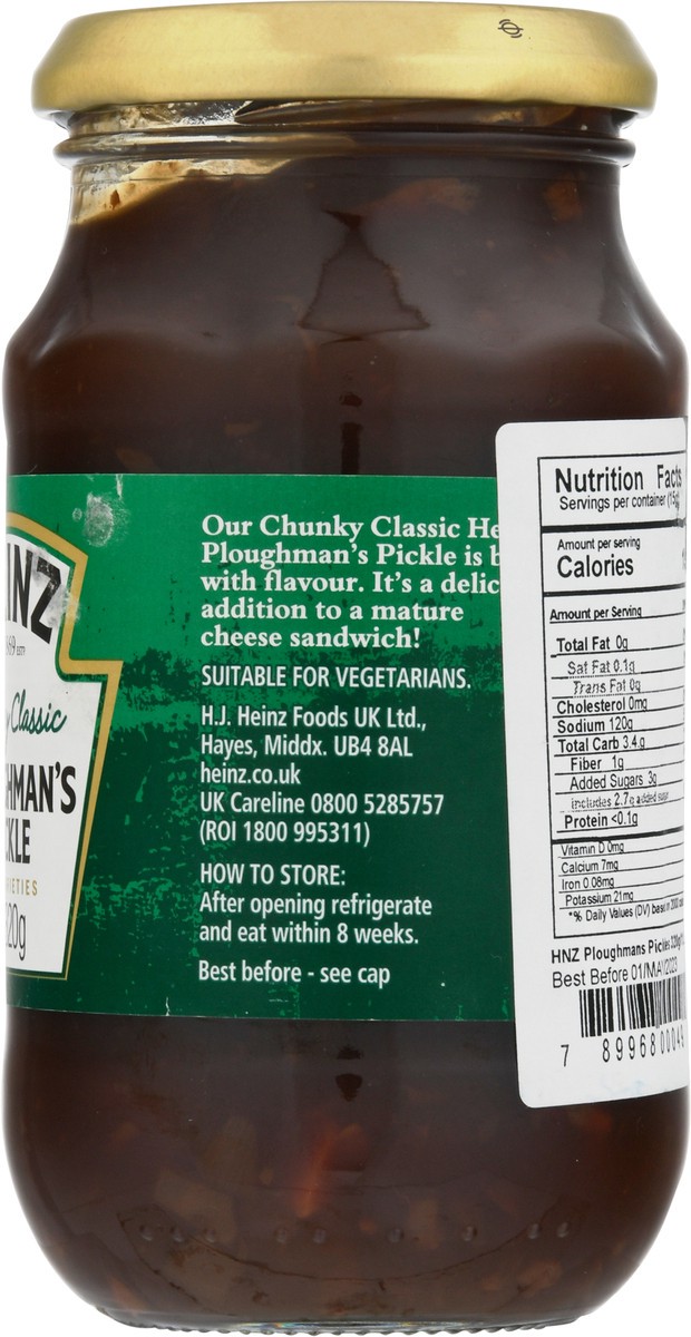 slide 4 of 13, Heinz Chunky Classic Ploughman's Pickles 320 g, 320 g