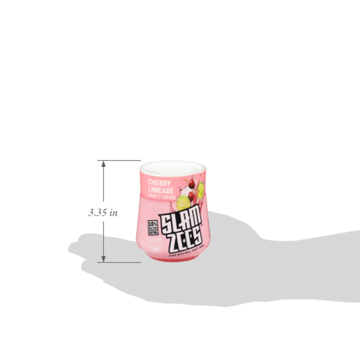 slide 11 of 13, Slam Zees Cherry Limeade Party Drink 187 ml, 187 ml