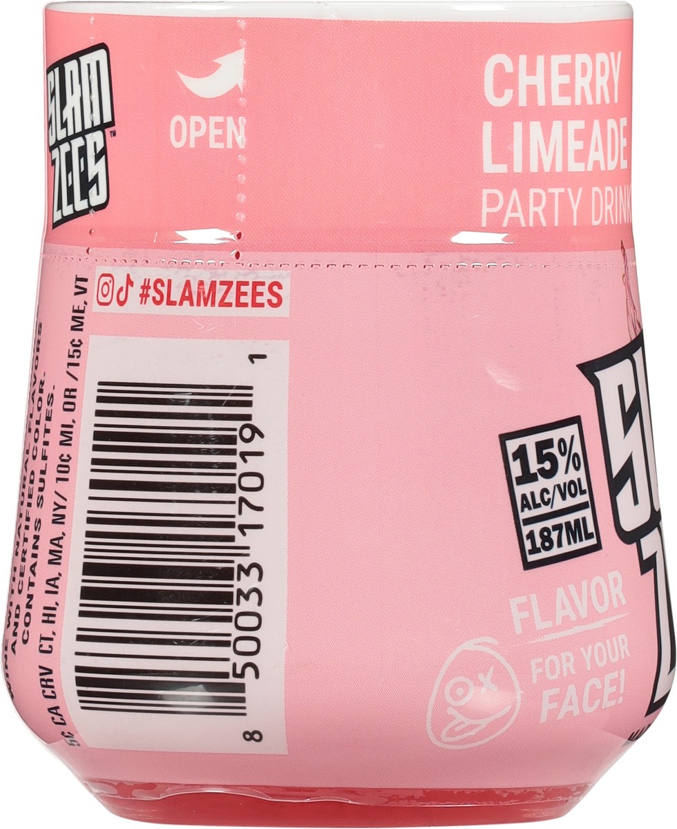slide 2 of 13, Slam Zees Cherry Limeade Party Drink 187 ml, 187 ml