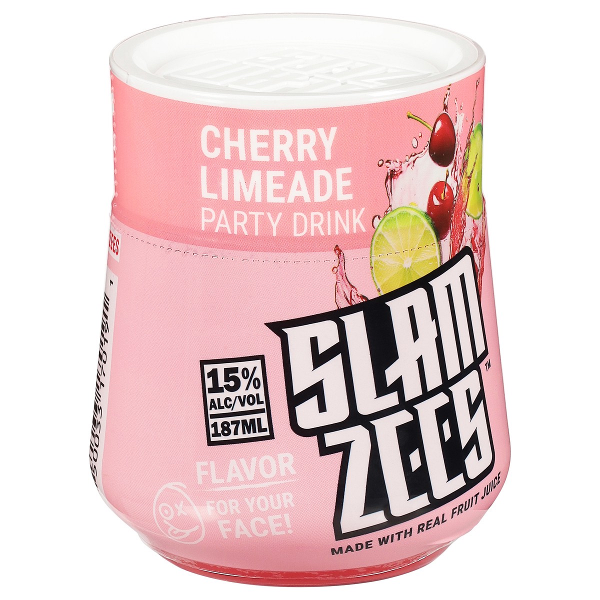 slide 4 of 13, Slam Zees Cherry Limeade Party Drink 187 ml, 187 ml