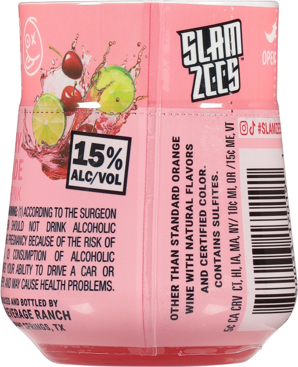 slide 3 of 13, Slam Zees Cherry Limeade Party Drink 187 ml, 187 ml