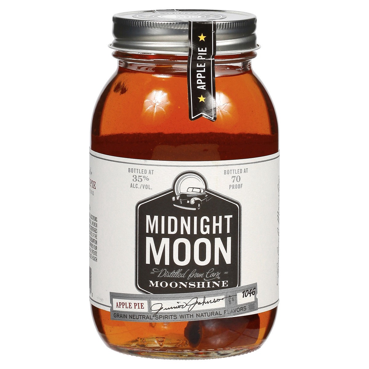 slide 1 of 13, Junior Johnson Midnight Moon Apple Pie Moonshine, 750 ml