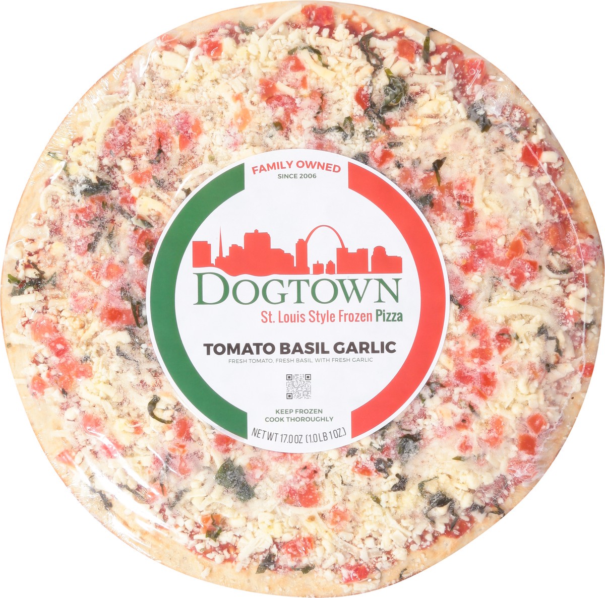 slide 14 of 14, Dogtown Pizza Tomato Basil Garlic, 17 oz