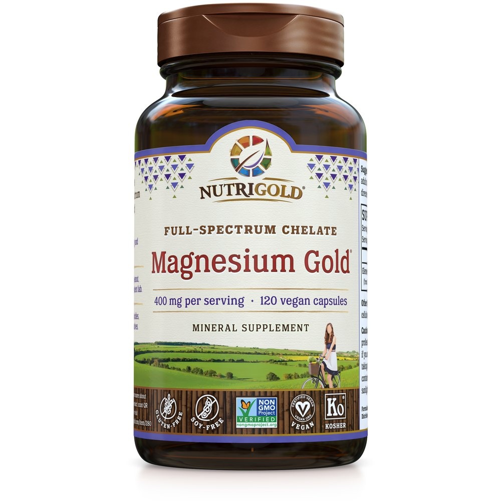 slide 1 of 1, NutriGold Magnesium Gold, 120 ct