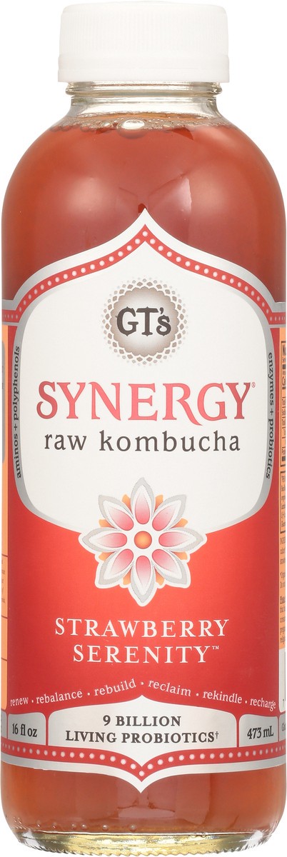 slide 14 of 14, GT's Raw Strawberry Serenity Kombucha 16 fl oz, 1 ct