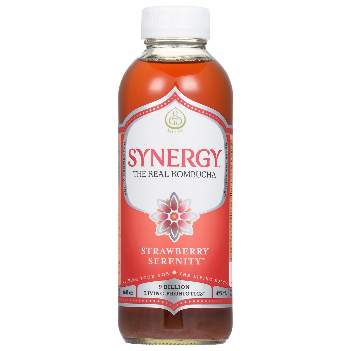 slide 1 of 14, GT's Strawberry Serenity Kombucha 16 fl oz, 16 fl oz