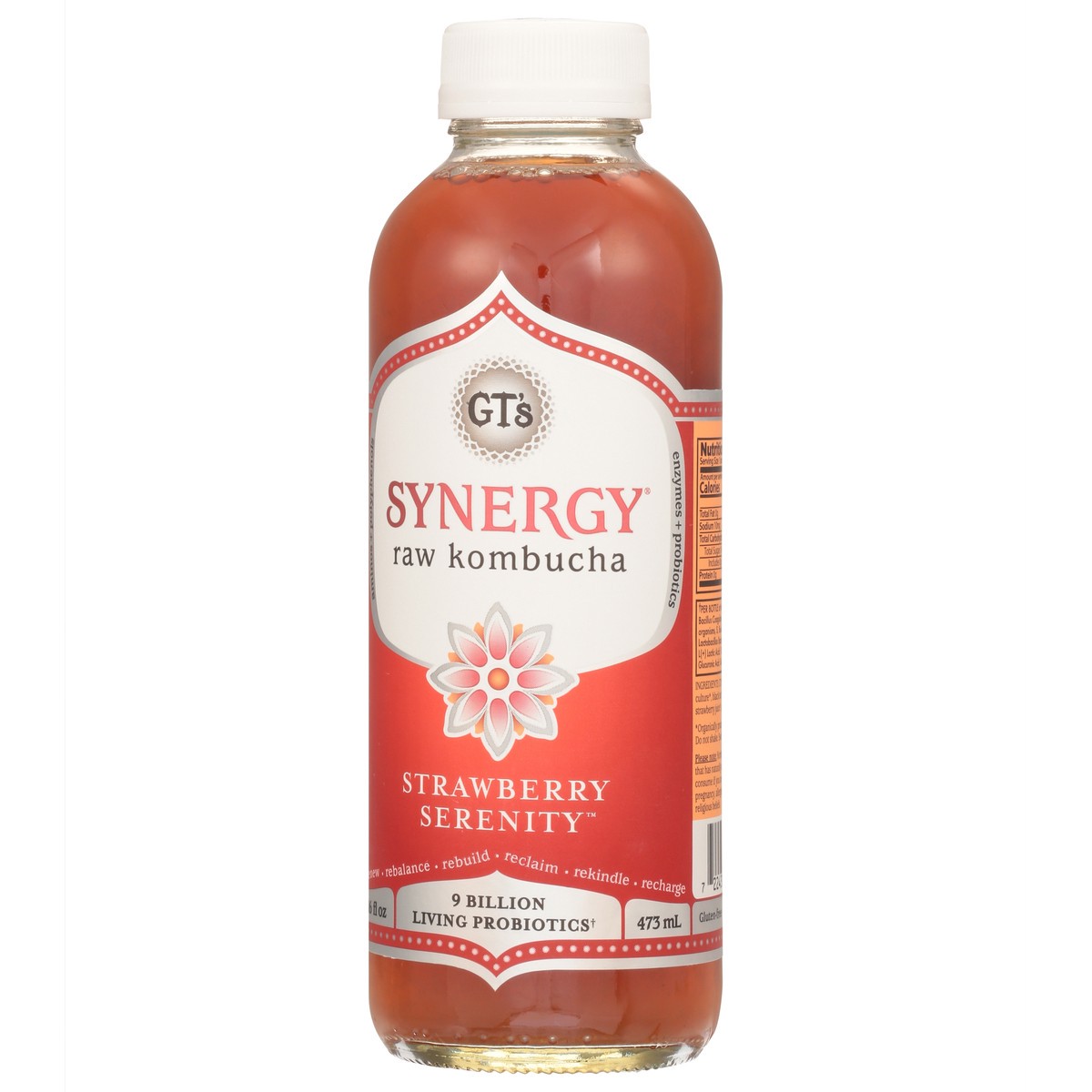 slide 4 of 14, GT's Raw Strawberry Serenity Kombucha 16 fl oz, 1 ct