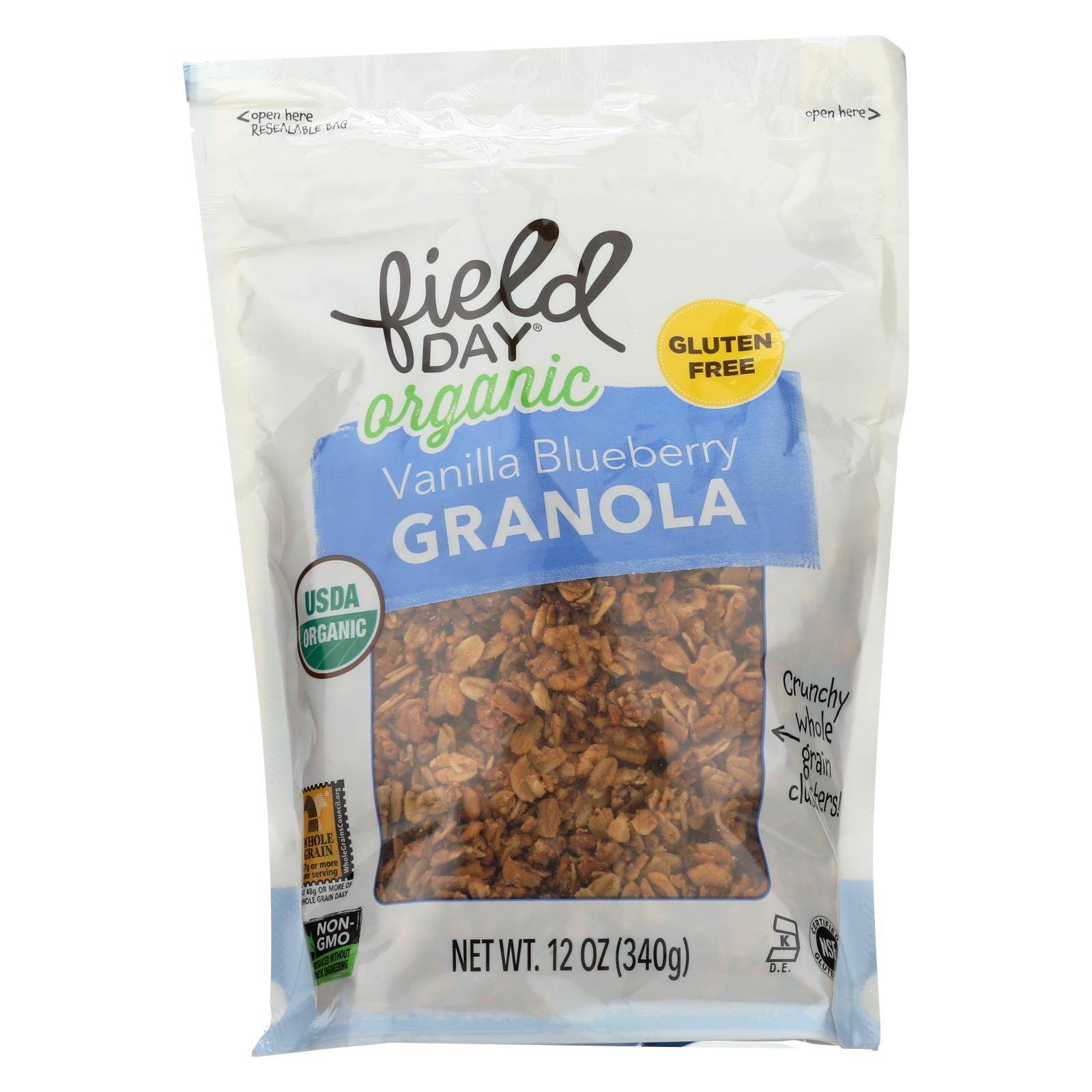 slide 1 of 1, Field Day Organic Vanilla Blueberry Granola, 1 ct