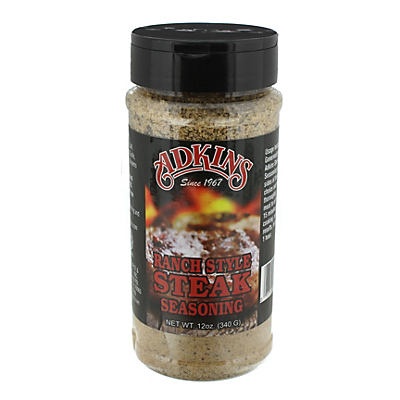 slide 1 of 1, Adkins Ranch Style Steak Seasoning, 12 oz