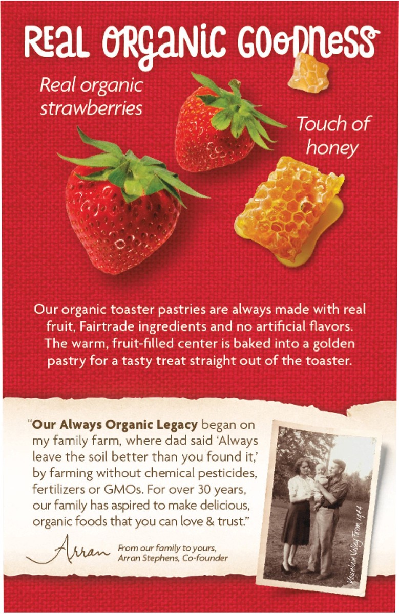 slide 2 of 3, Nature's Path Organic Strawberry Unfrosted Toaster Pastries 11oz Box, 11 oz