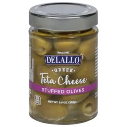 DeLallo Greek Feta Cheese Stuffed Olives 9.9 oz