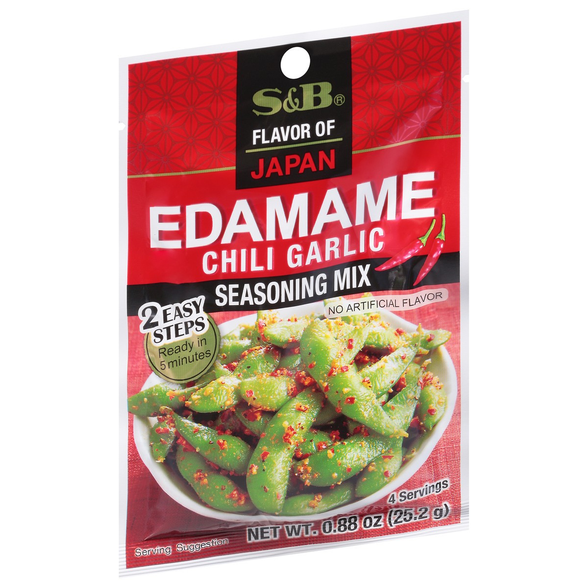 slide 2 of 9, S&B Edamame Chili Garlic Mix, 0.88 oz