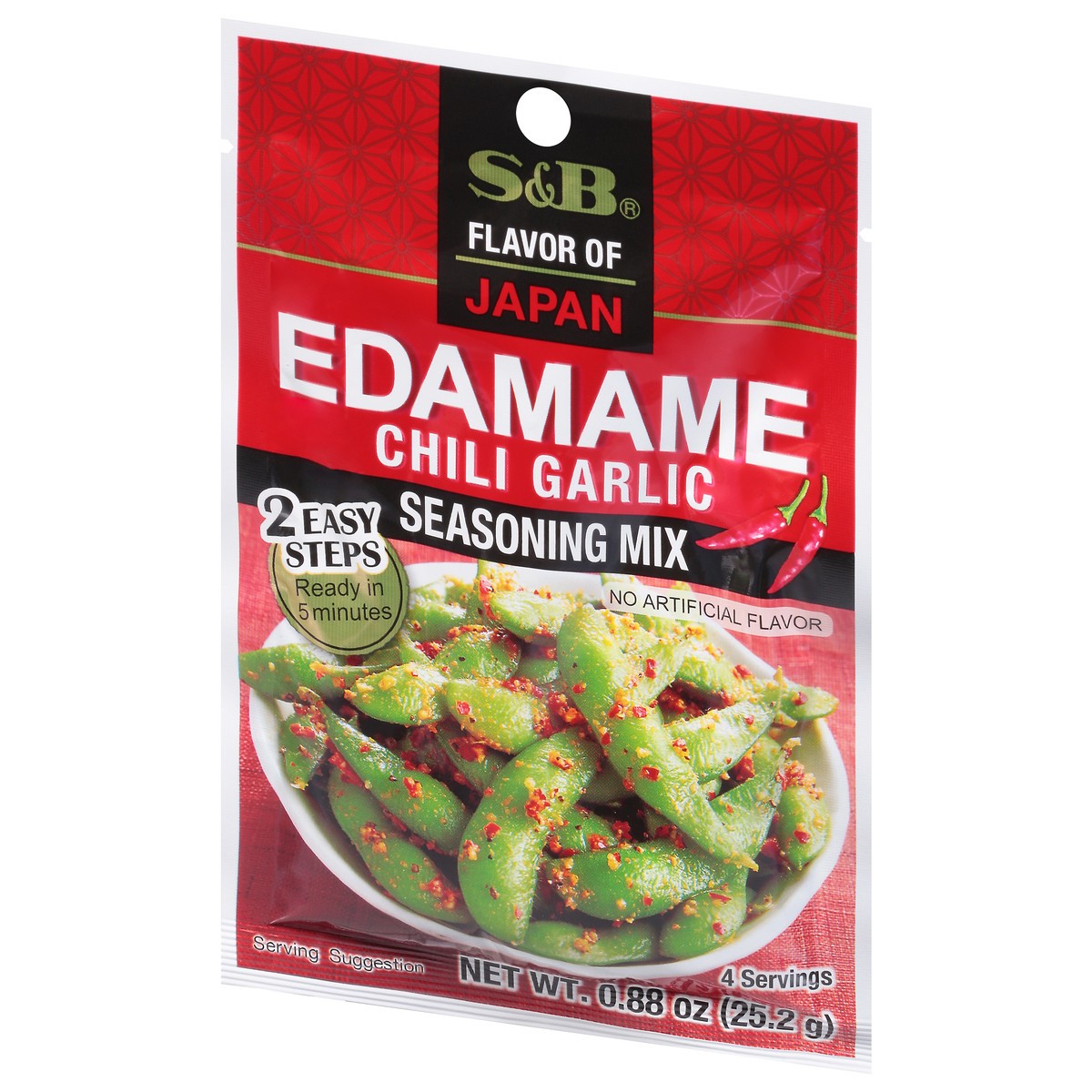 slide 3 of 9, S&B Edamame Chili Garlic Mix, 0.88 oz