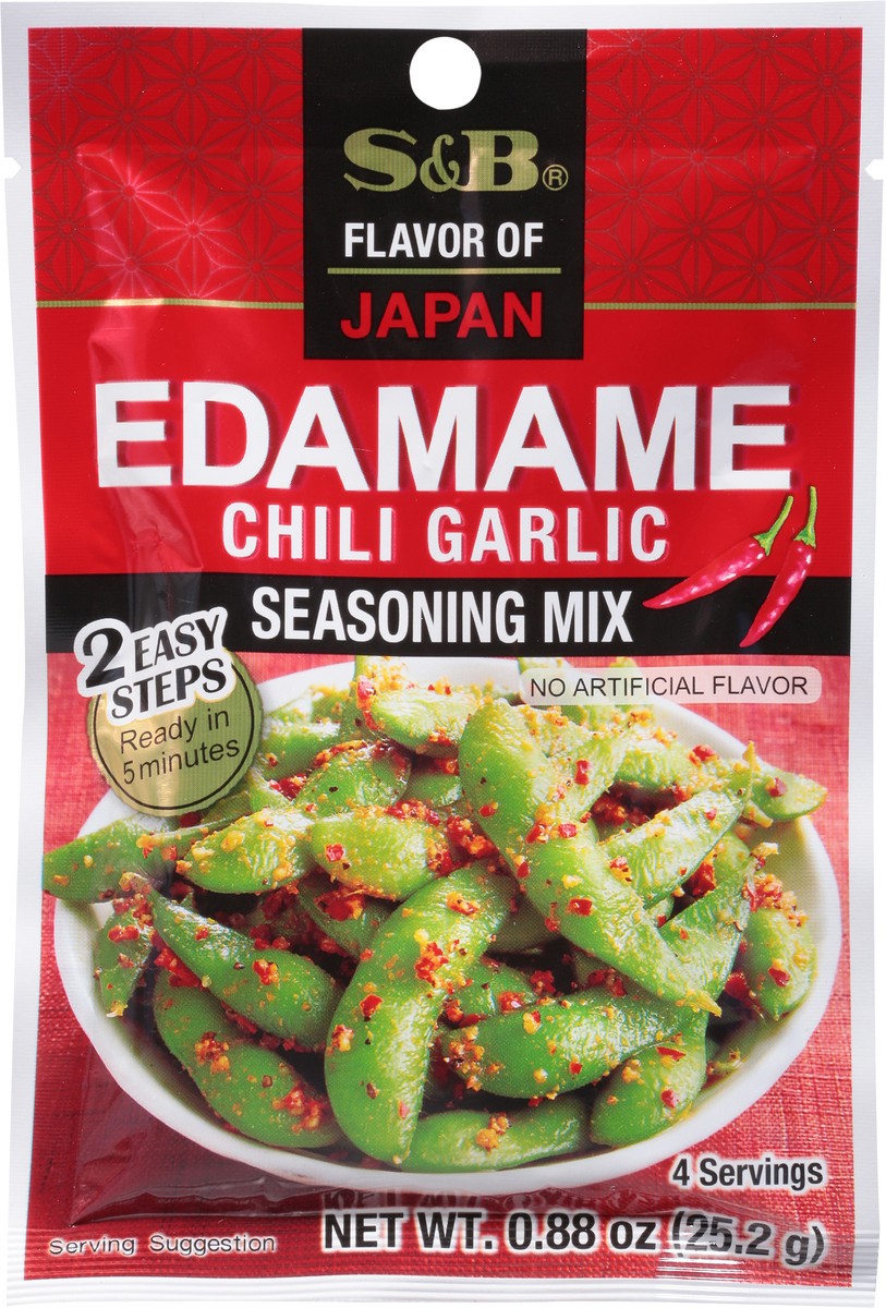 slide 6 of 9, S&B Edamame Chili Garlic Mix, 0.88 oz