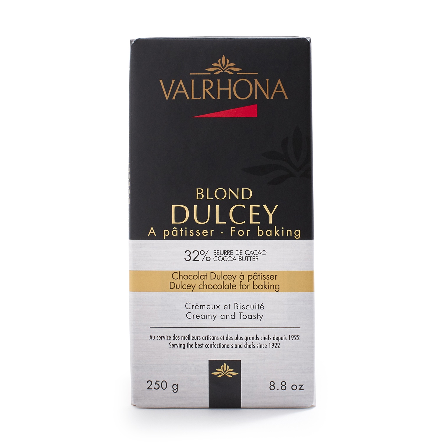 slide 1 of 1, Valrhona Dulcey Blond Chocolate Baking Bar, 8.8 oz