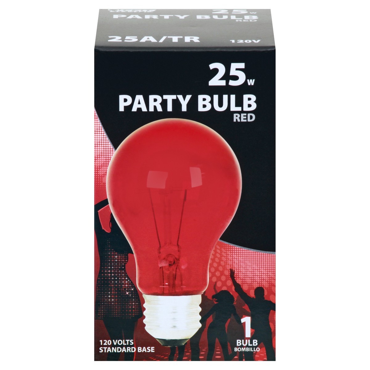 slide 1 of 8, Feit Electric Globe Incandescnet A19 Red, 1 ct