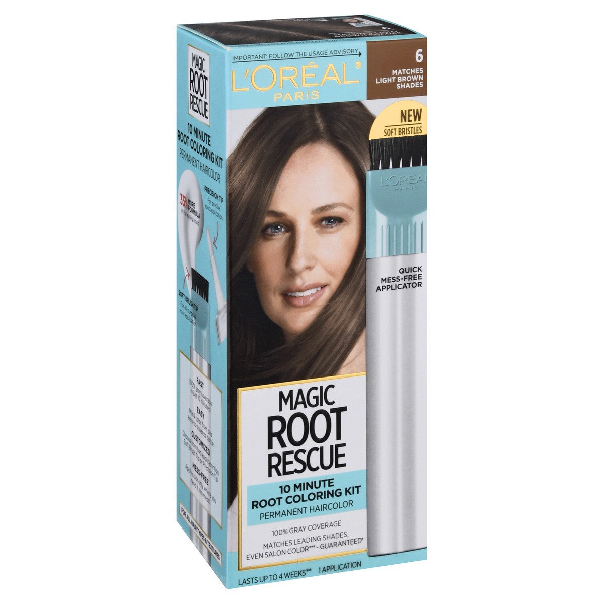 slide 4 of 9, L'Oréal Magic Root Rescue Light Brown 6 10 Minute Permanent Haircolor 1 ea, 1 ct