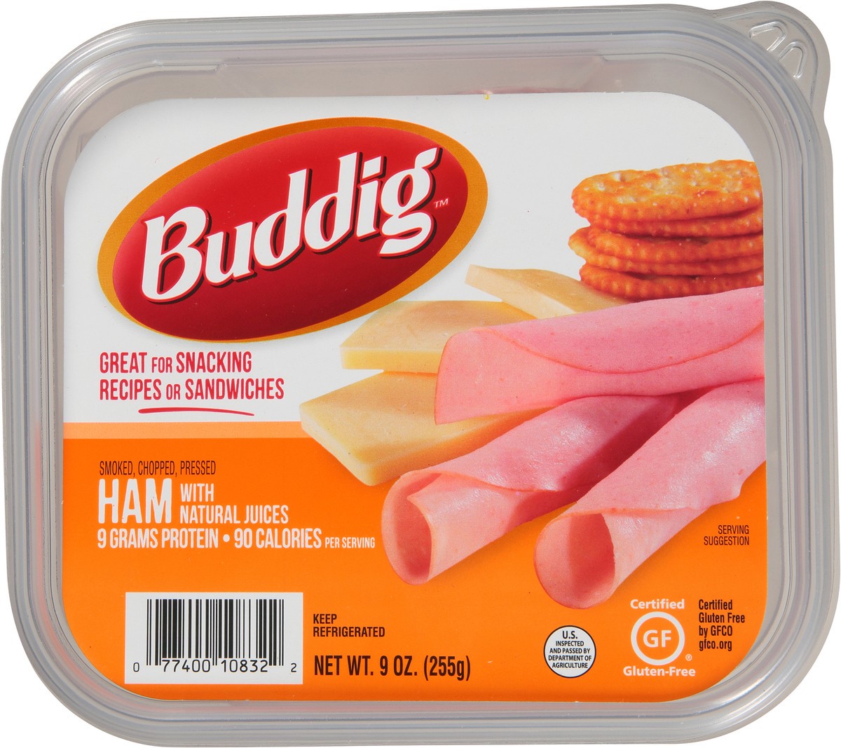 slide 11 of 11, Buddig Tub Ham, 9 oz