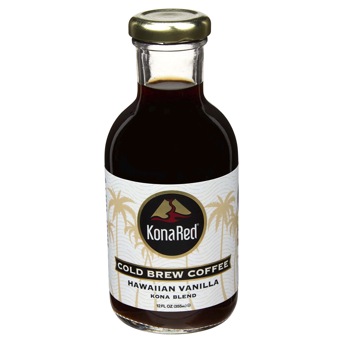 slide 1 of 1, KonaRed Cold Brew Coffee Hawaiian Vanilla, 12 fl oz