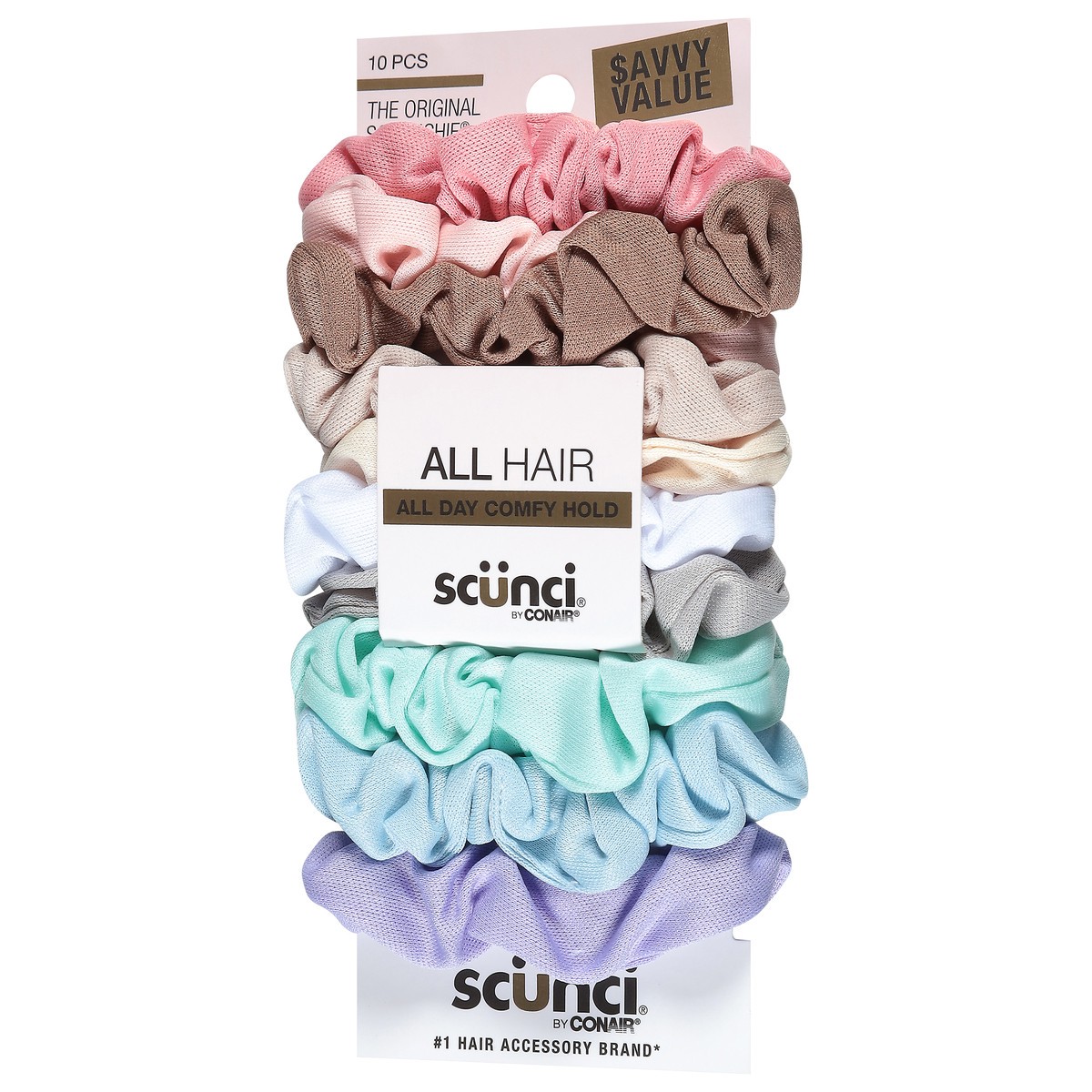 slide 3 of 11, scünci Scrunchies Value Pack, 10 ct