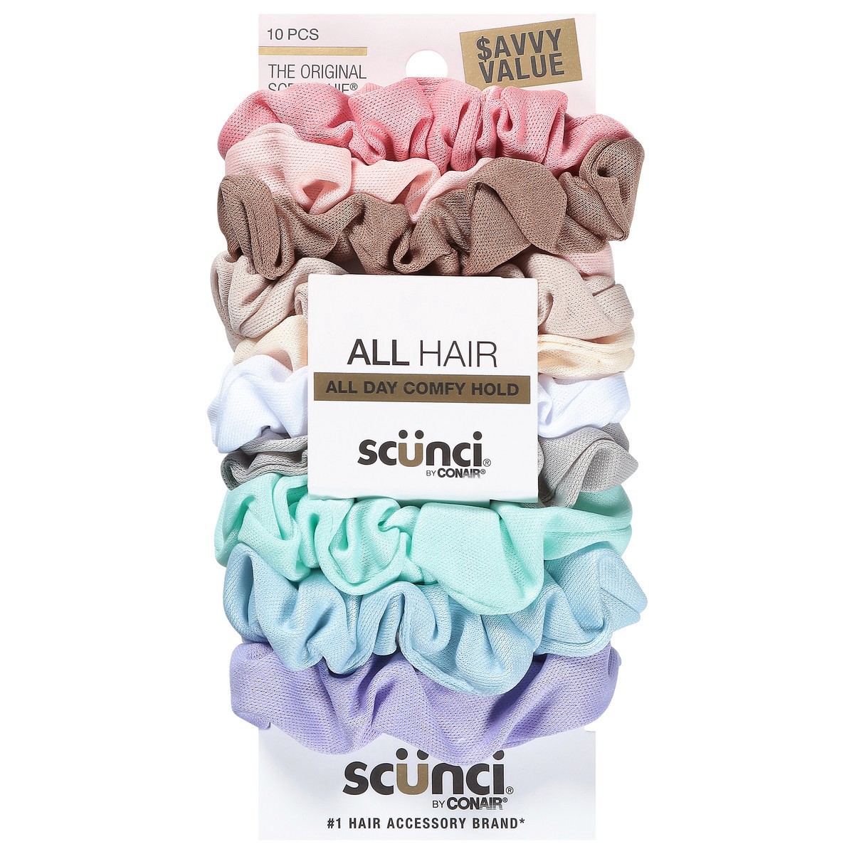 slide 9 of 11, scünci Scrunchies Value Pack, 10 ct