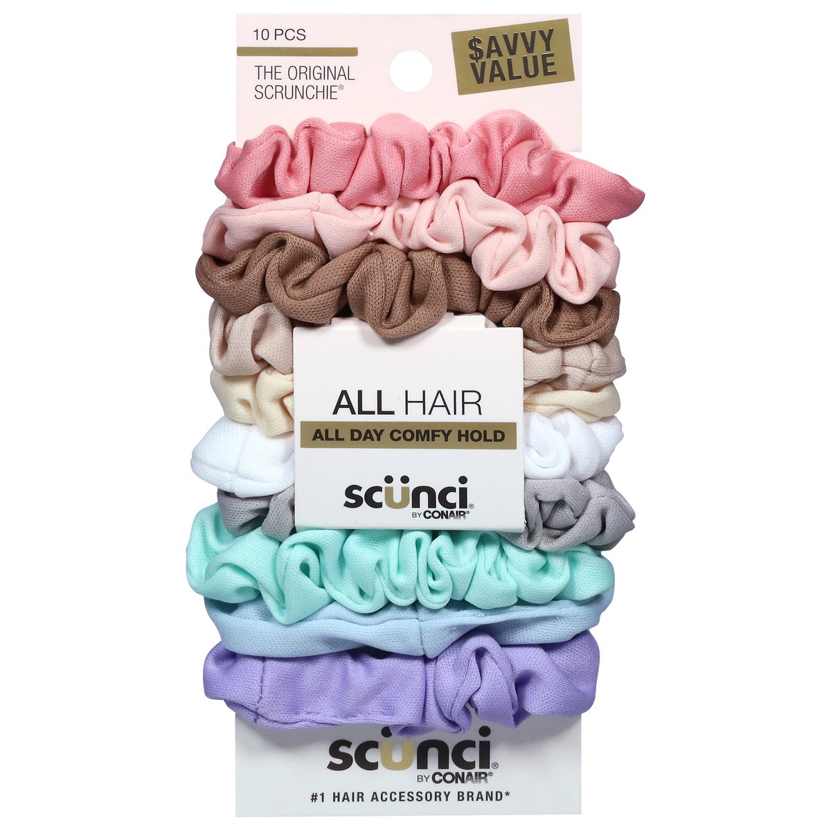 slide 1 of 11, scünci Scrunchies Value Pack, 10 ct