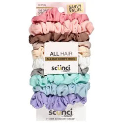 scünci The Original Scrunchie Savvy Value - 10 Each