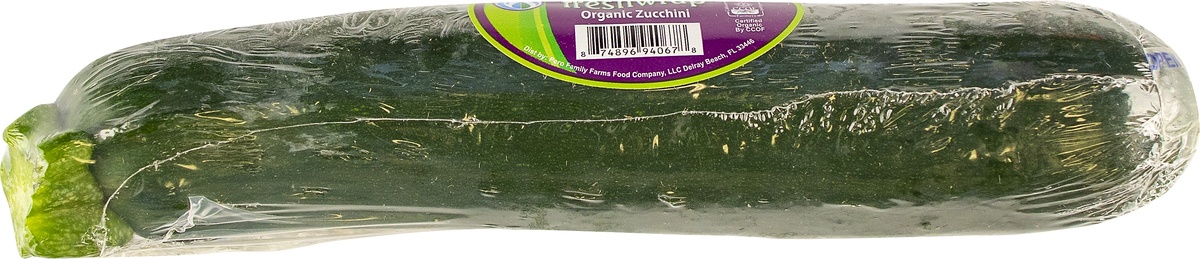 slide 5 of 7, Fresh Wrap Organic Zucchini, 1 ct