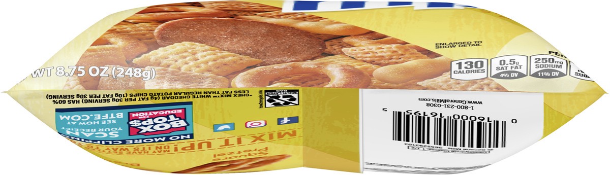 slide 4 of 9, Chex Mix White Cheddar Savory Snack Mix, 8.75 oz Bag, 8.75 oz