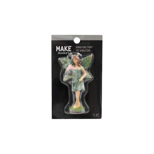slide 1 of 3, Miniature Fairy With Crystal Ball By Make Market, 1.76 in x 0.9 in x 3.05 in