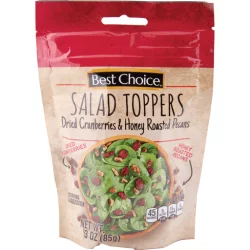 Best Choice Salad Toppers Dried Cranberry and Honey Roasted Pecans