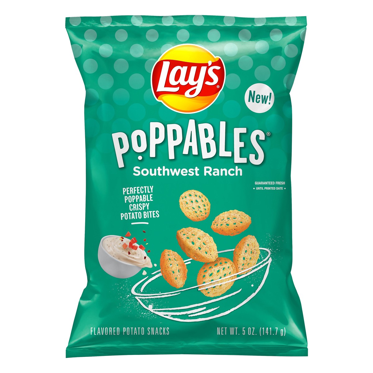 slide 4 of 6, Lay's Poppables Potato Snacks Southwest Ranch Flavored 5 Oz, 5 oz