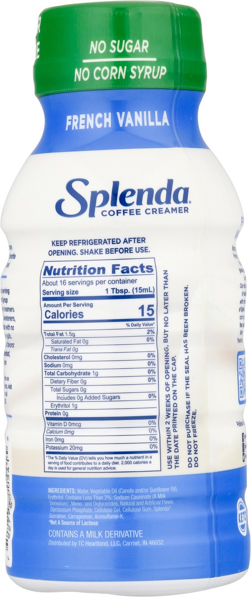 slide 3 of 12, Splenda French Vanilla Coffee Creamer - 8 oz, 8 oz