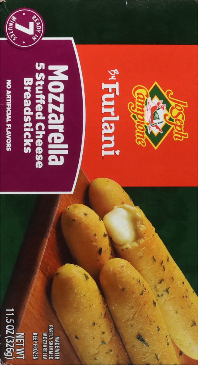 slide 5 of 9, Joseph Campione 5 Stuffed Cheese Mozzarella Breadsticks 11.5 oz, 11.50 ct