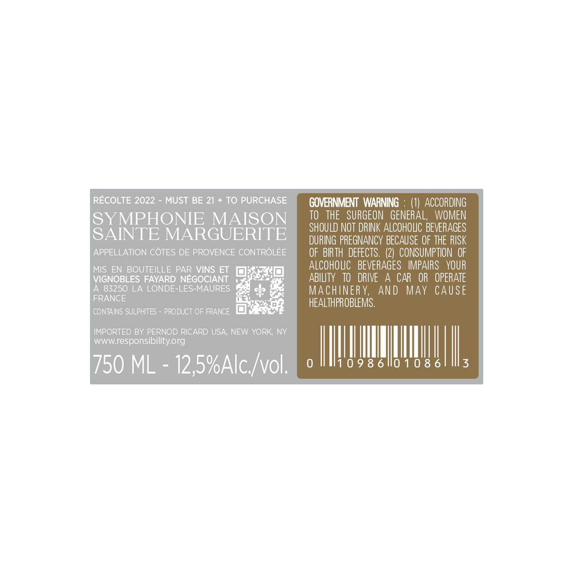 slide 3 of 7, Château Sainte Marguerite Symphonie Rosé Wine 2024, 750mL Bottle, 13% ABV, 750 ml