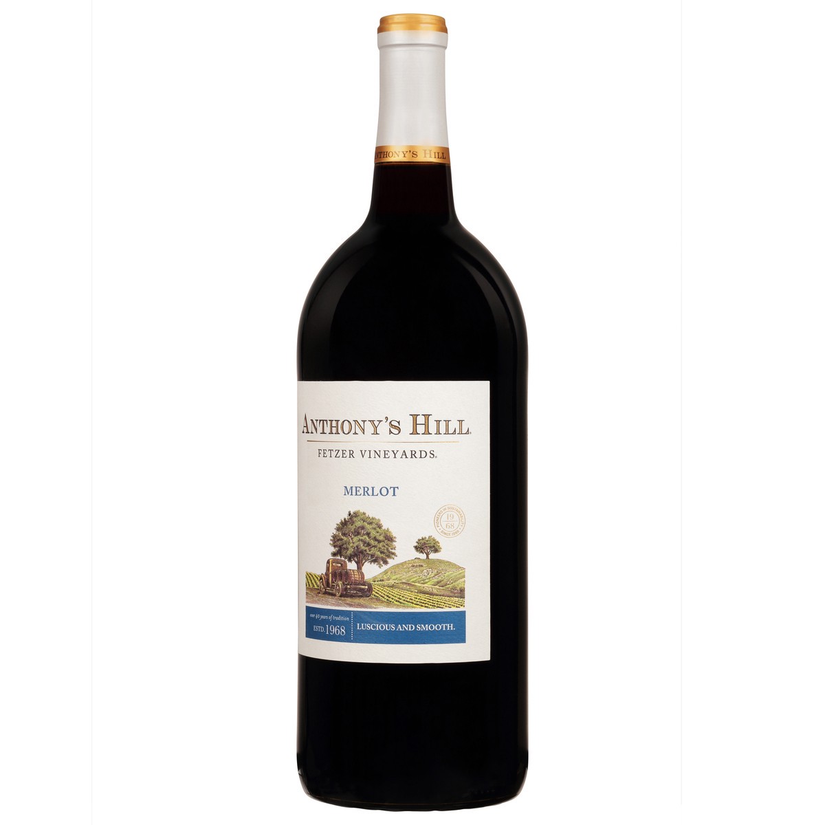 slide 5 of 12, Anthonys Hill Anthony's Hill Merlot, 1.50 liter