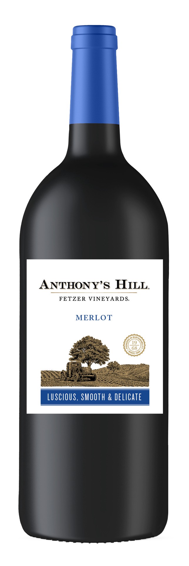 slide 1 of 12, Anthonys Hill Anthony's Hill Merlot, 1.50 liter