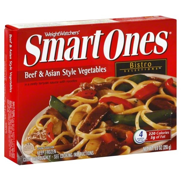 slide 1 of 1, Smart One Beef Asian Vegetable, 1 ct