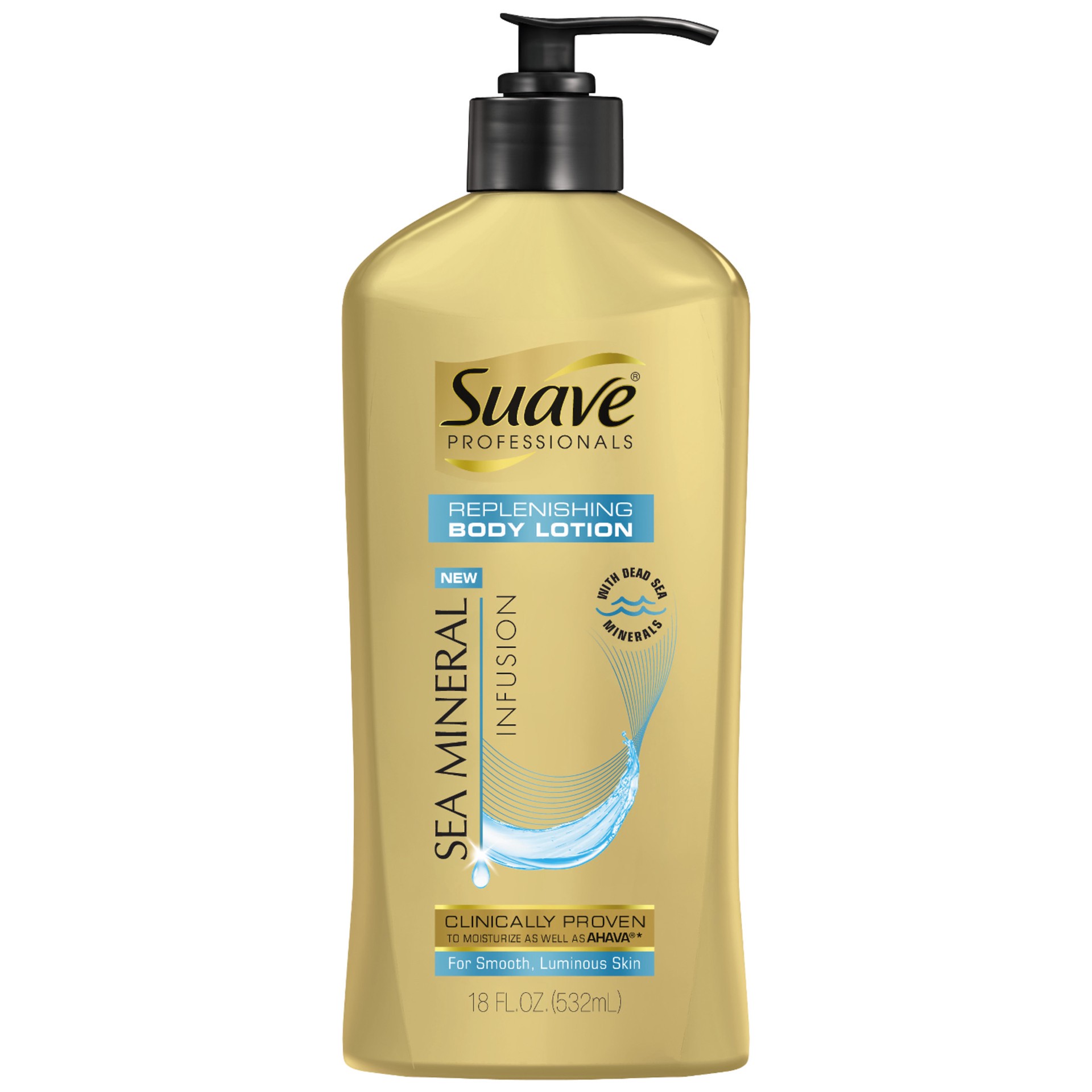 slide 1 of 2, Suave Professionals Body Lotion Sea Mineral Infusion, 18 oz, 18 fl oz