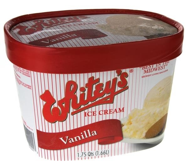 slide 1 of 1, Whitey's Ice Cream Vanilla, 1.75 qt