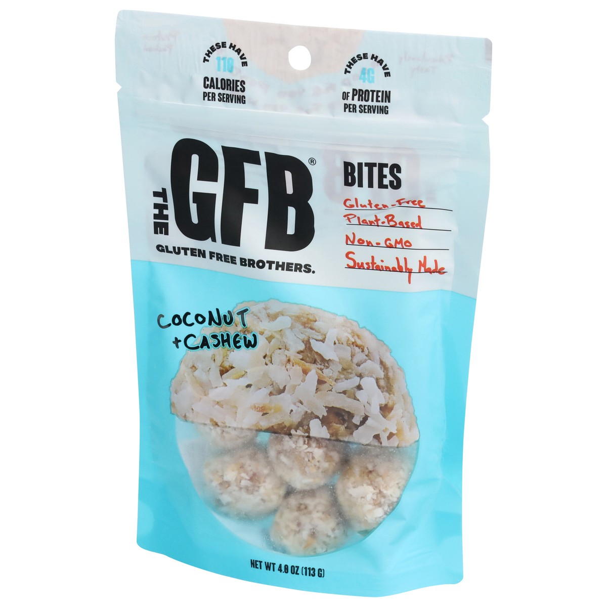 slide 3 of 9, The GFB Coconut + Cashew Bites 4.0 oz, 4 oz