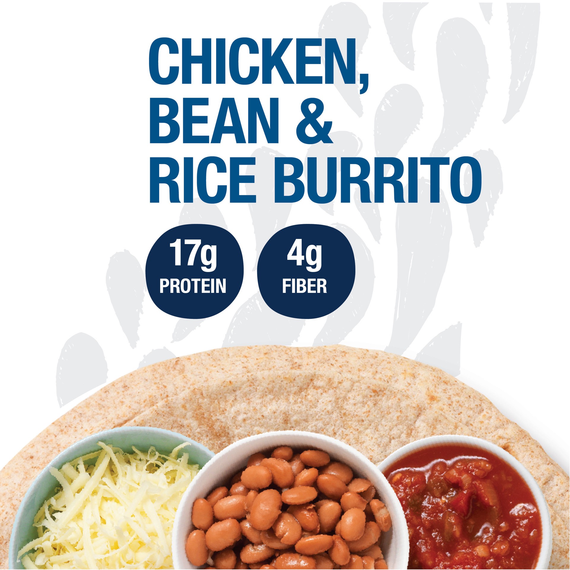 slide 4 of 5, Evol Chicken Bean & Rice Burrito, 