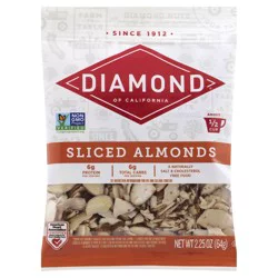 Diamond Nuts Sliced Almonds - 2.25 oz