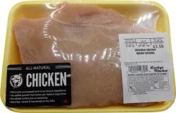 All Natural Thin Sliced Boneless Chicken Breast