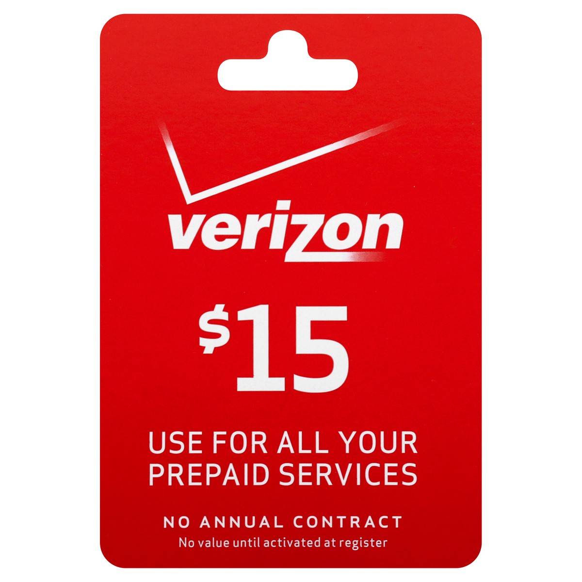 slide 9 of 9, Verizon Refill Card 1 ea, 1 ea