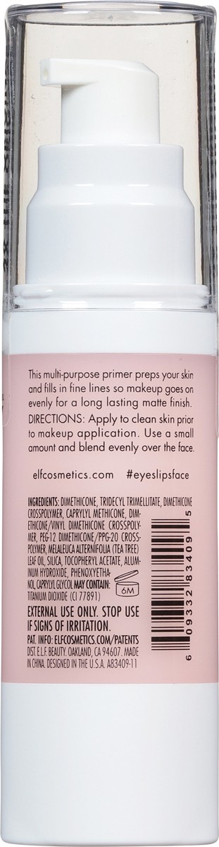 slide 8 of 9, e.l.f. Clear Poreless Face Primer 1.01 fl oz, 1.01 fl oz