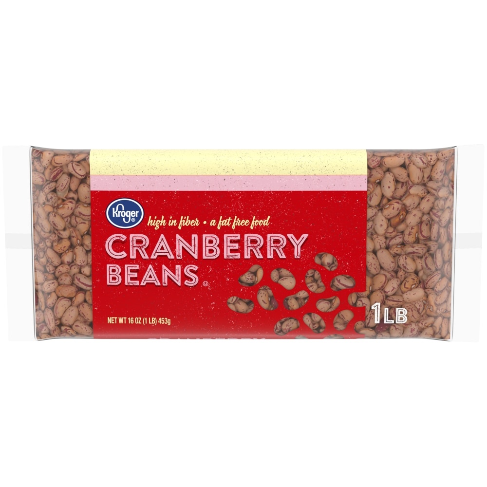 slide 1 of 1, Kroger Cranberry Beans, 16 oz
