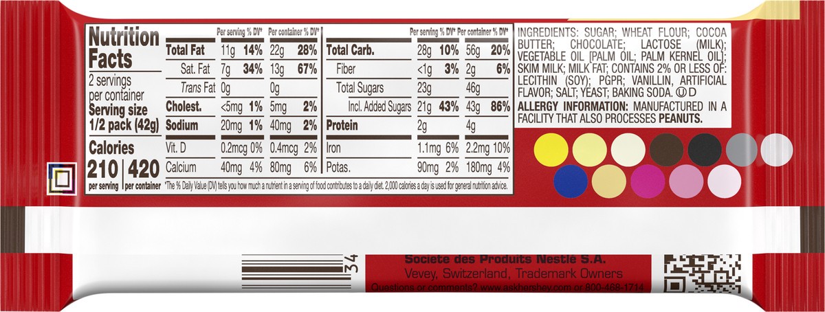 slide 2 of 6, KIT KAT BIG KAT Milk Chocolate King Size Wafer Candy, 3 oz, Bar, 3 oz