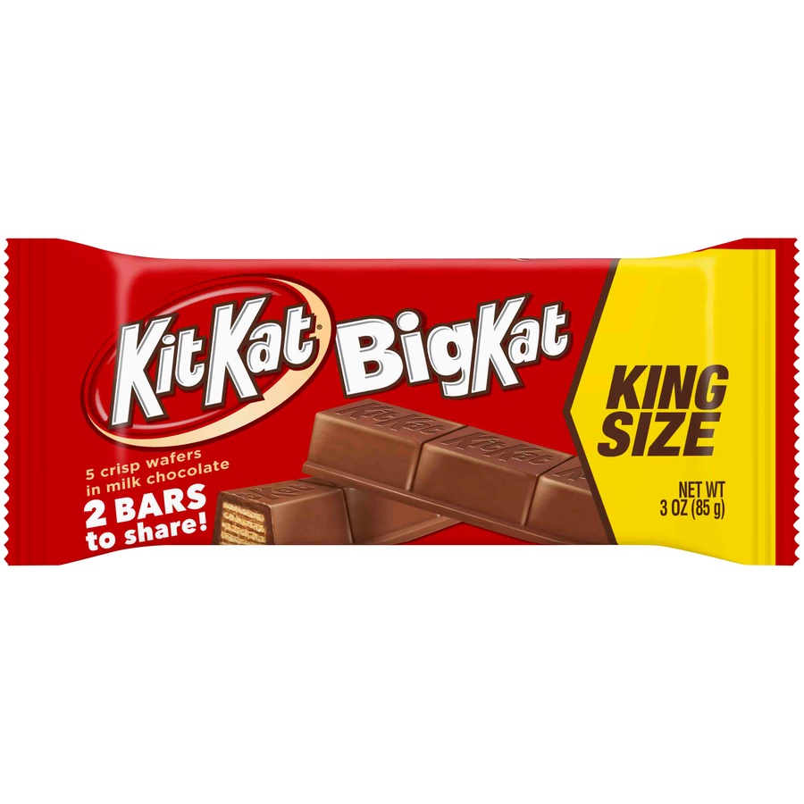 slide 1 of 1, KIT KAT Big Kat Milk Chocolate Candy Bars, 2 ct