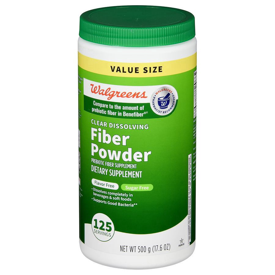 slide 1 of 5, Walgreens Clear Soluble Fiber Powder, 16.7 oz